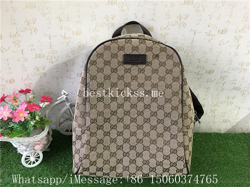 Gucci Beige GG GucciSima RuckSack Backpack Bag