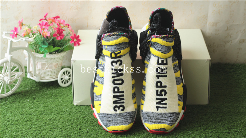 Pharrell Williams X Adidas Afro NMD Hu Solar Pack Core Black Yellow