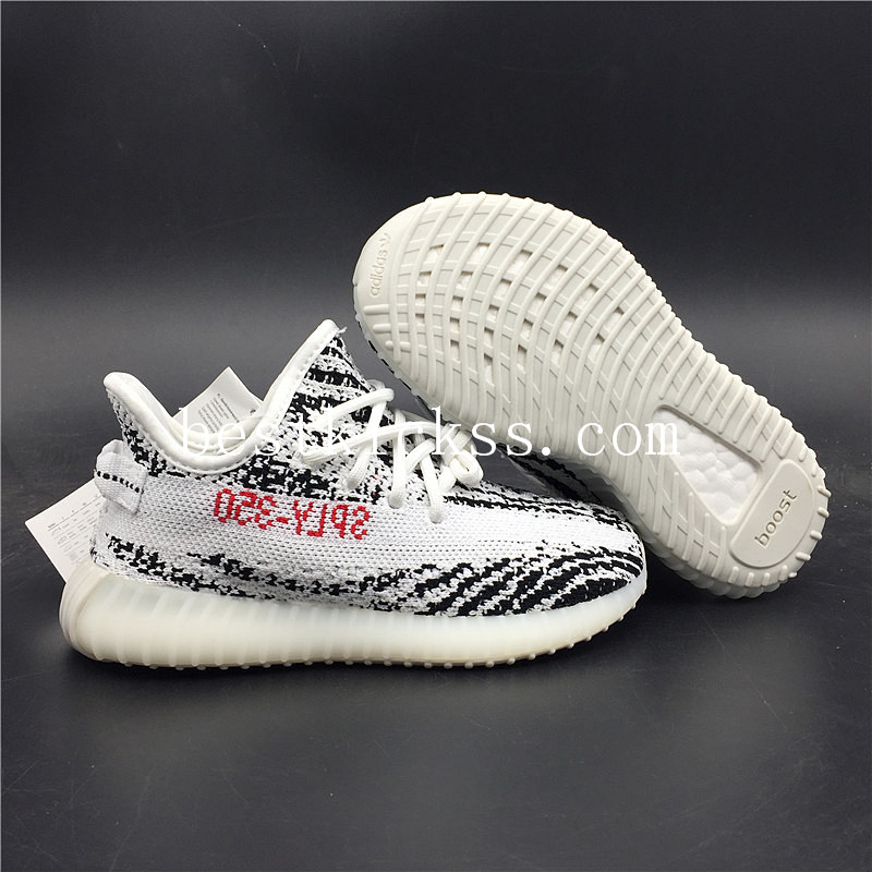 Kids Adidas Yeezy Boost 350 V2 Zebra