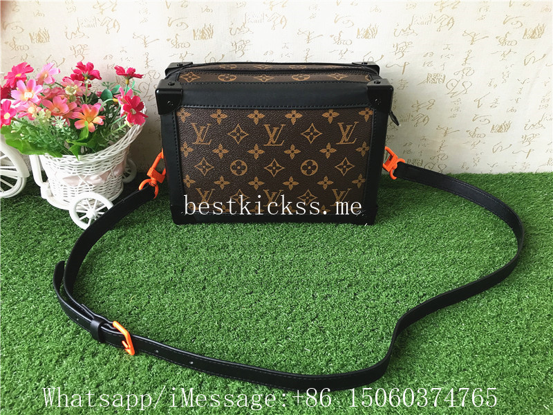 Louis Vuitton LV SOFT TRUNK Orange Chain Bag Brown