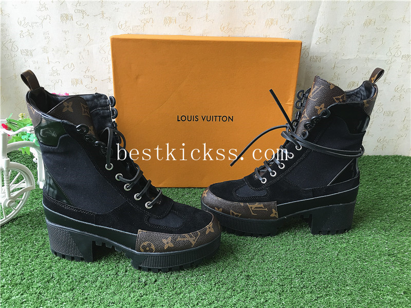 LV Girl Boots Black