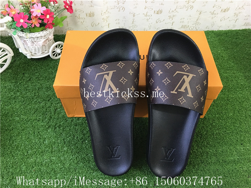 Louis Vuitton Monogram Slipper Brown