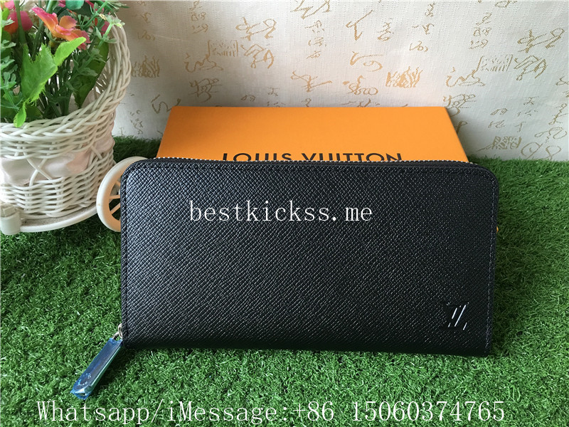 LV Louis Vuitton Zippy Wallet Vertical Black