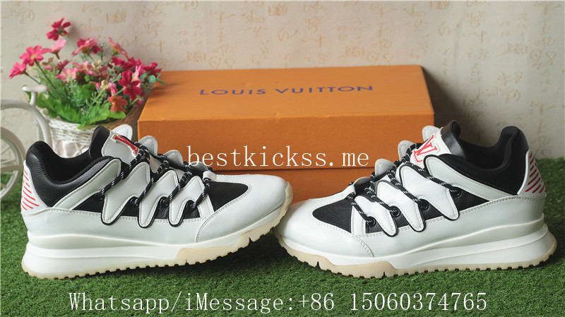 Louis Vuitton ZigZag Sneaker White Black Red Trainer