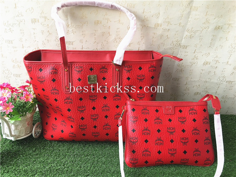 MCM Red Handbag