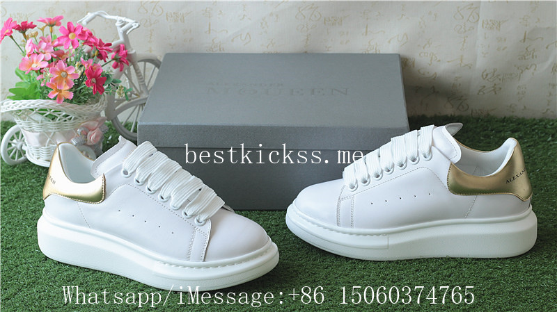 Alexander McQueen Sneaker White Golden