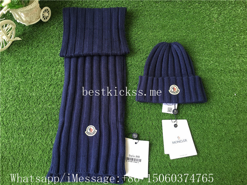 Moncler Scarf And Hat Set