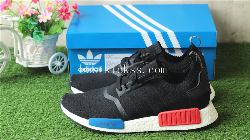 Adidas NMD R1 RUNNER PK Primeknit Black Real Boost