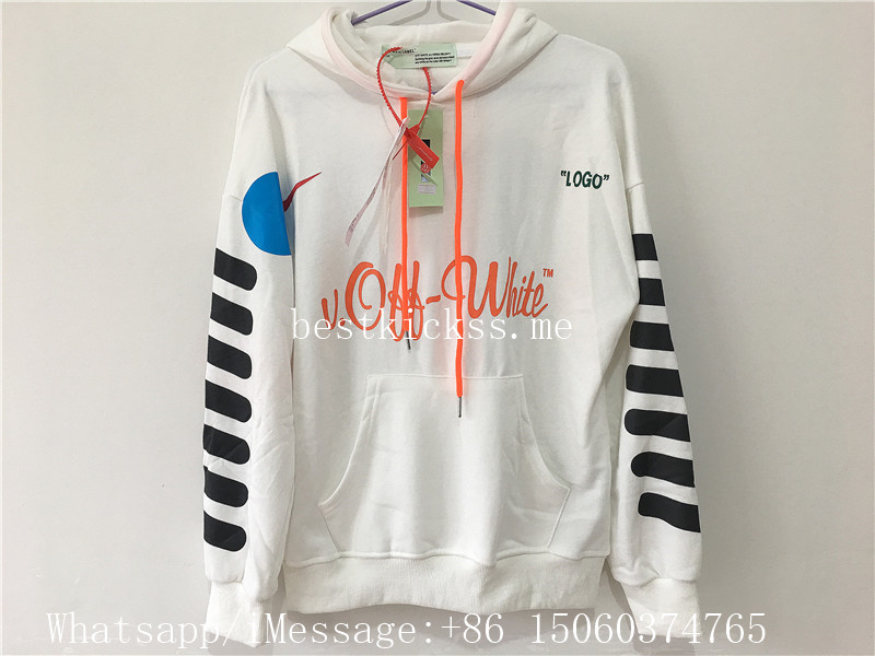 NikeLab x Off White World Cup Football Track Hoodie White