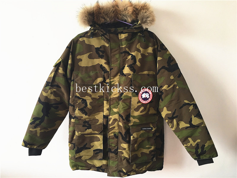 Nobis Canada Goose Classic Green Camo Coat