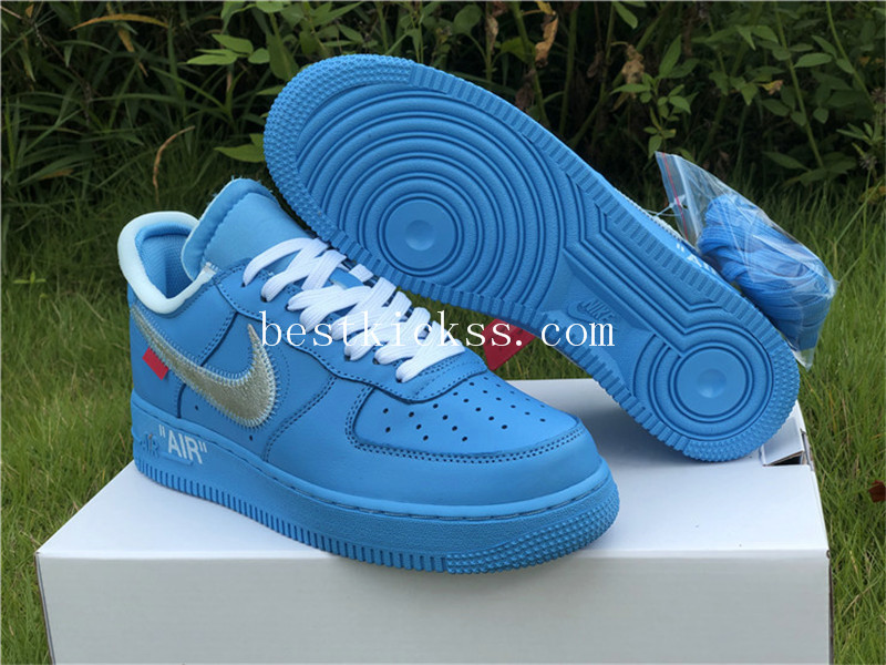 OFF-WHITE x Nike Air Force 1 Blue