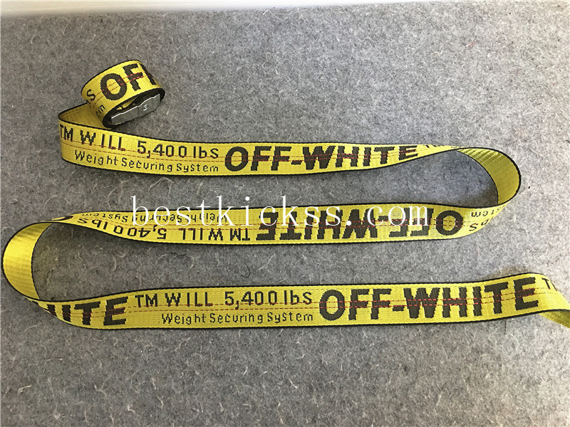 OFF WHITE BELT 200CM Length 3.8CM Width