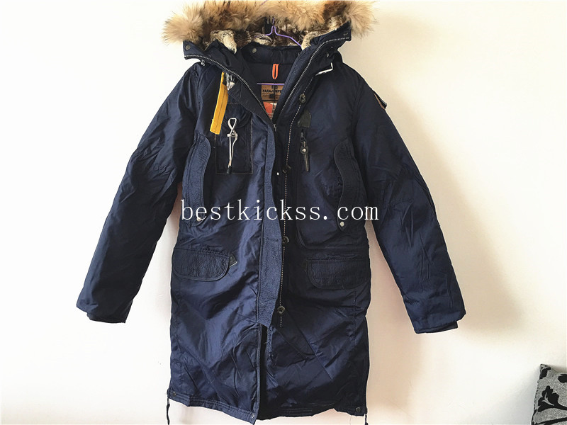 Parajumpers New Denali-W Blue Long Coat Women