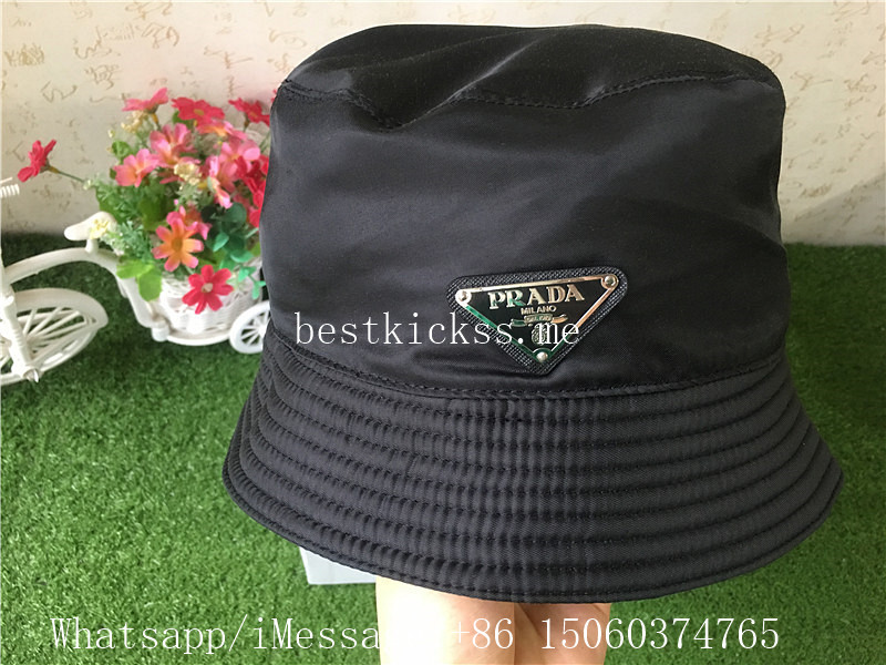 Prada Black Fisherman's hat Sun hat