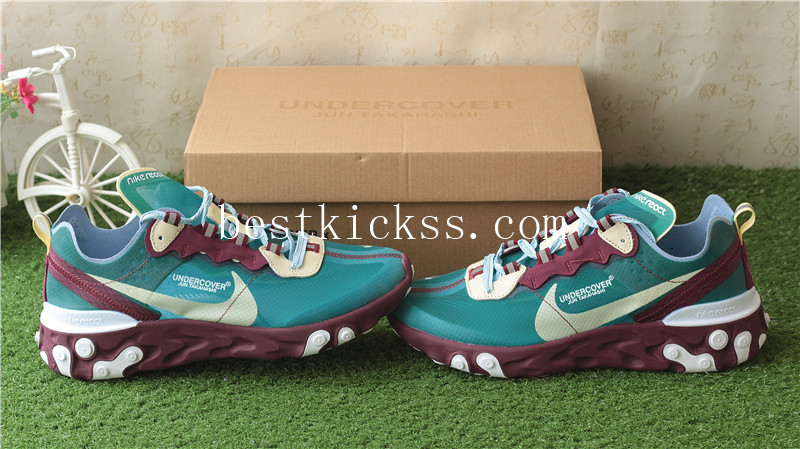 Undercover x Nike React Element 87 Purple Green