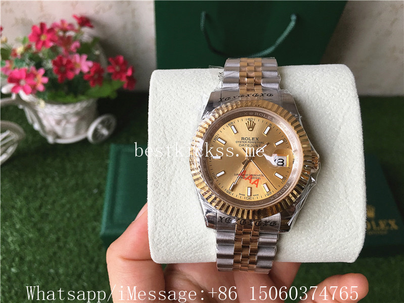 Rolex Watch Gold Silver