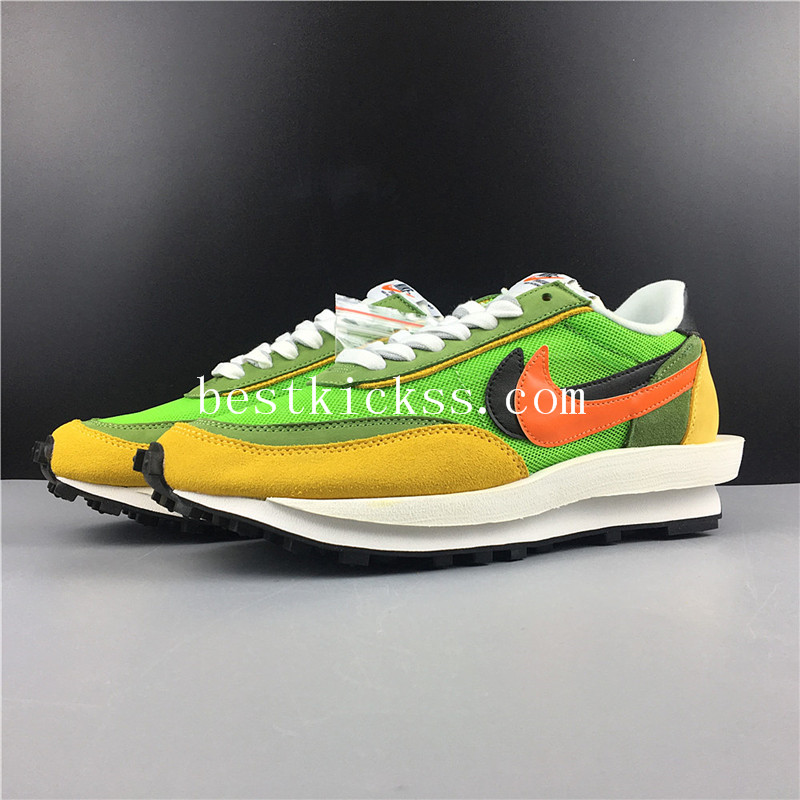 Sacai x Nike LDV Waffle Daybreak Green Orange