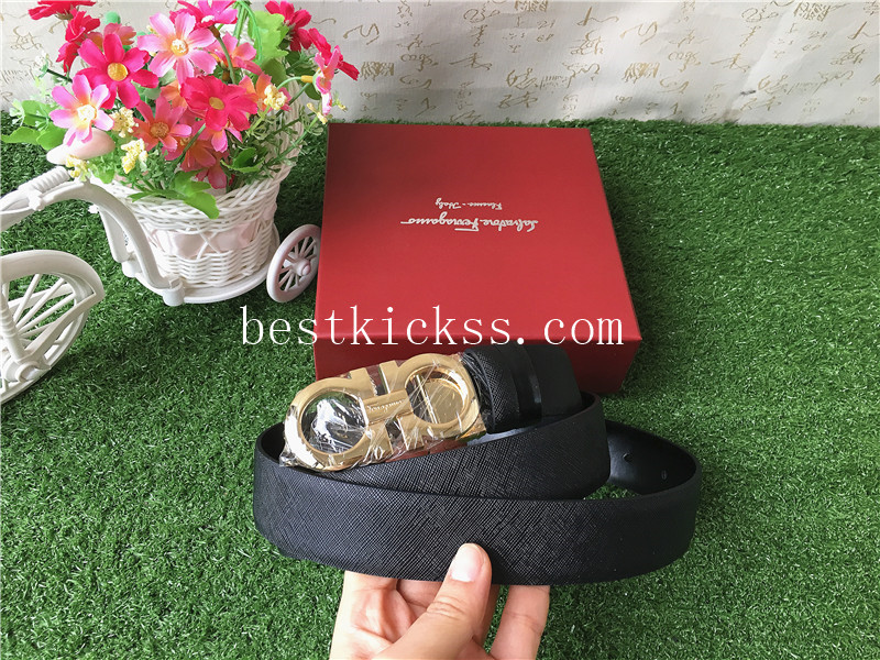 Salvatore Ferragamo belt black