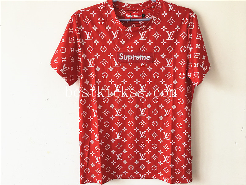 Supreme X LVS T shirt Red