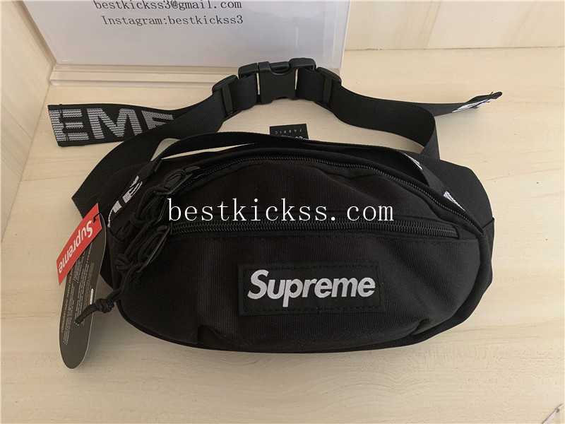 Supreme waist bag black