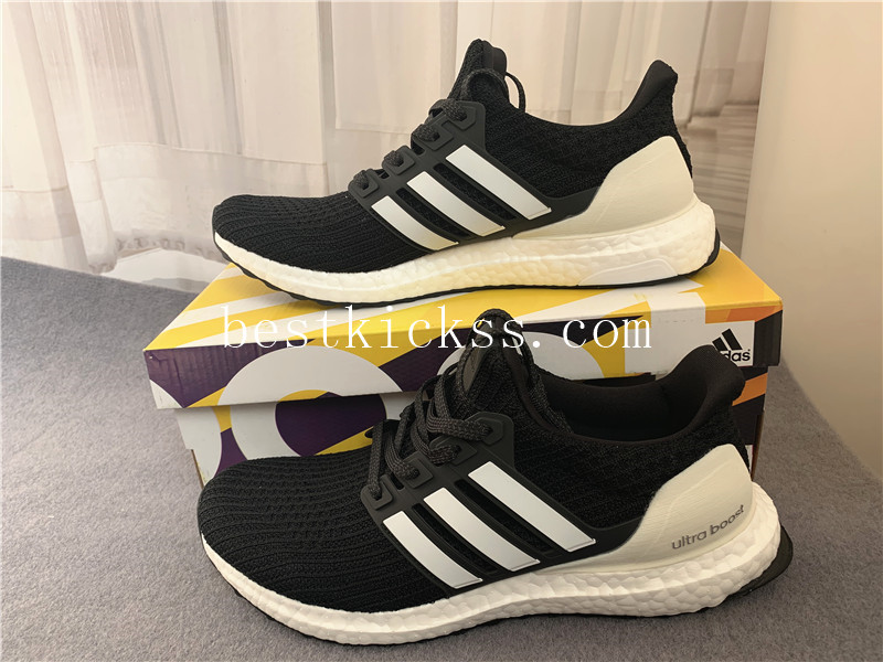 Adidas Ultra Boost Black White Real Boost