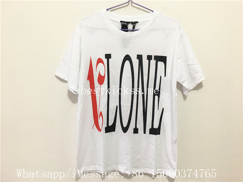 Palm Angels x Vlone T-Shirts White Red