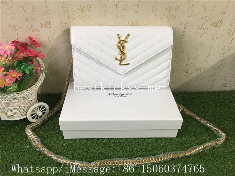 YSL Saint Laurent Shoulder Bag White