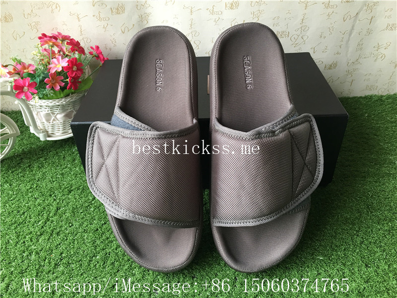 Yeezy Season 6 Slides Grey