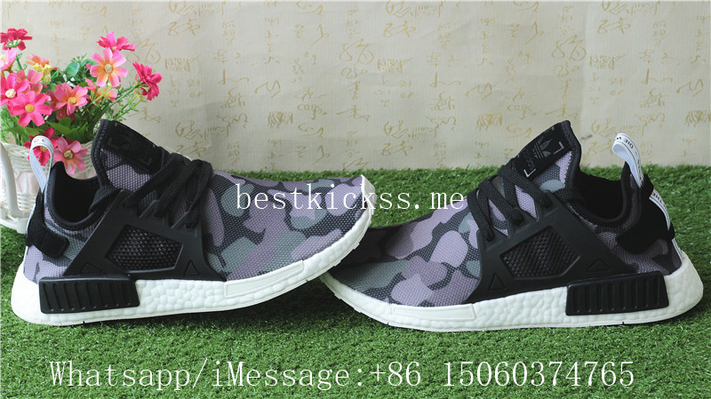 Adidas NMD XR1 Black Purple Camo Real Boost