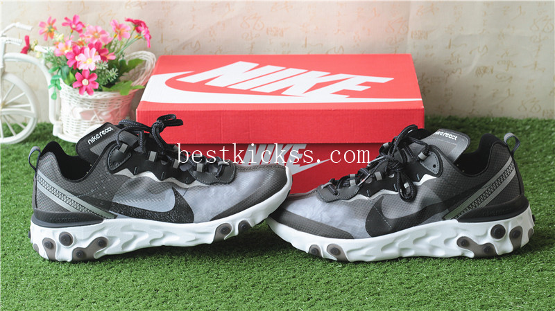 Undercover x Nike React Element 87 Black White