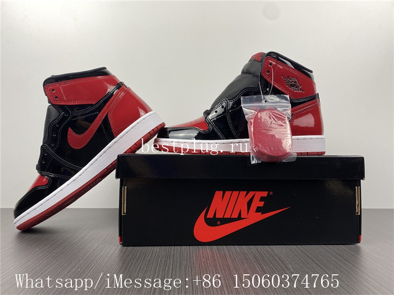 Air Jordan 1 High OG Bred Patent Leather