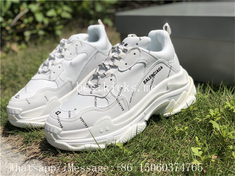 Balenciaga TripleS 20SS White With Letters