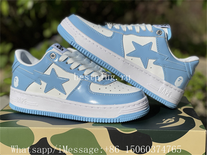 A Bathing Ape Bape Sta Low Blue