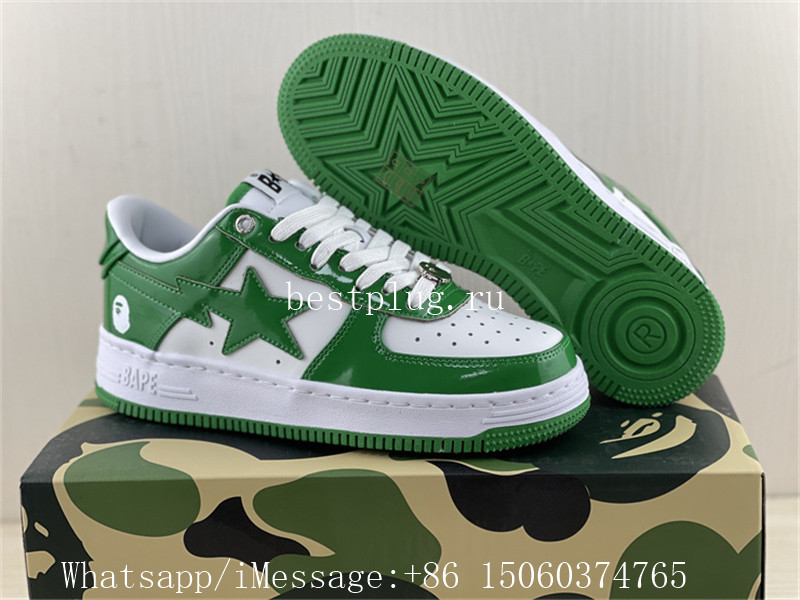 A Bathing Ape Bape Sta Low Green