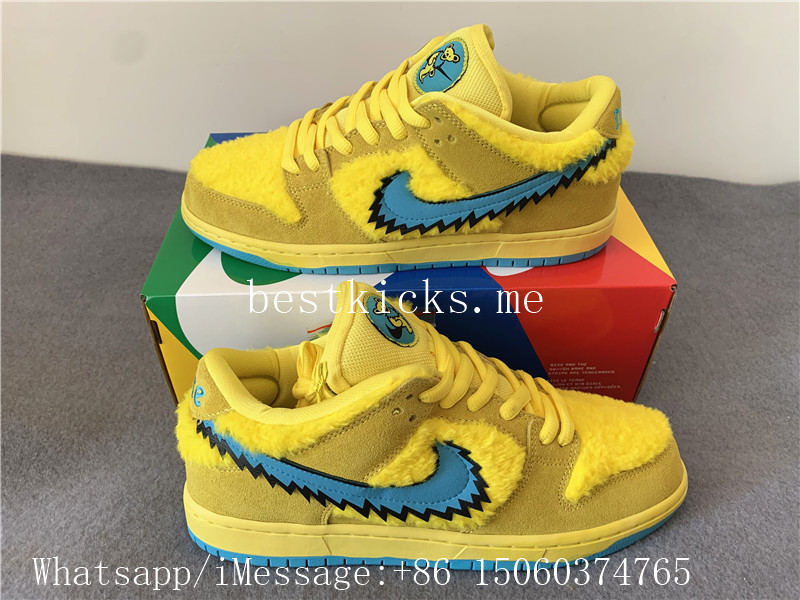 Grateful Dead x Nike SB Dunk Low Yellow Bear