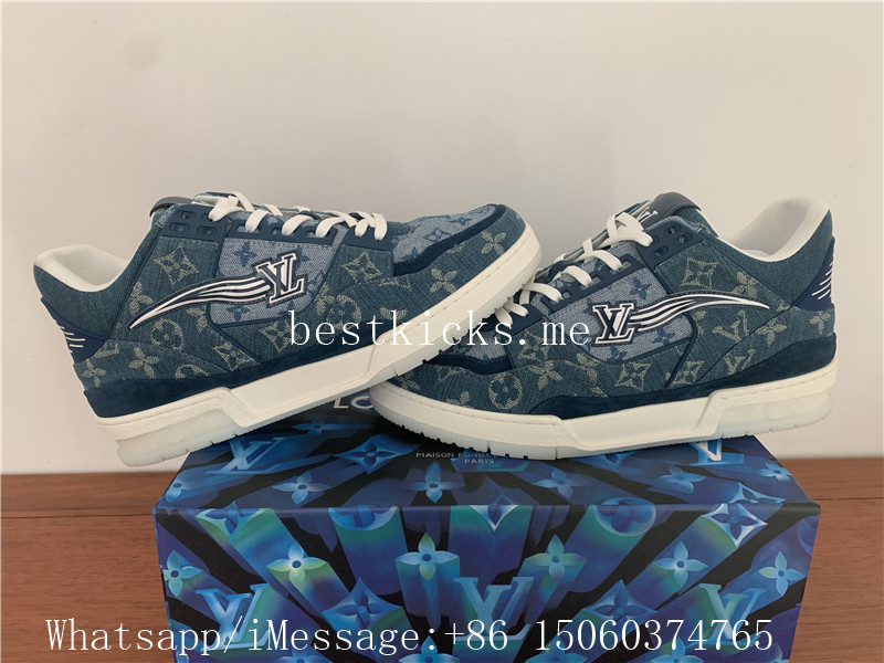 Louis Vuitton LV Sneaker Denim Blue