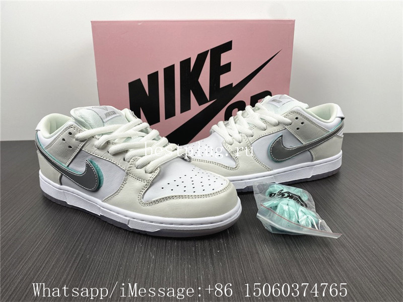 Nike SB Dunk Low Diamond Supply Co. White Diamond