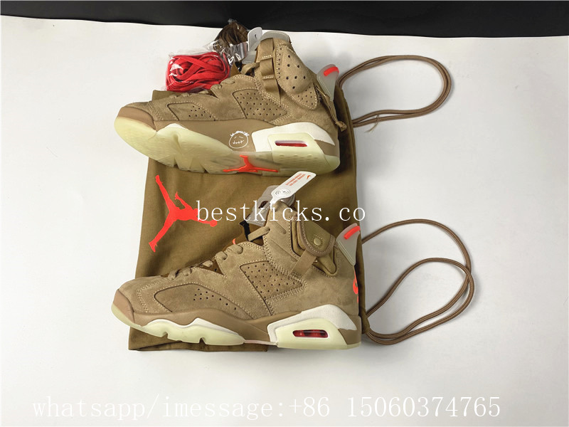 Travis Scott x Air Jordan 6 British Khaki