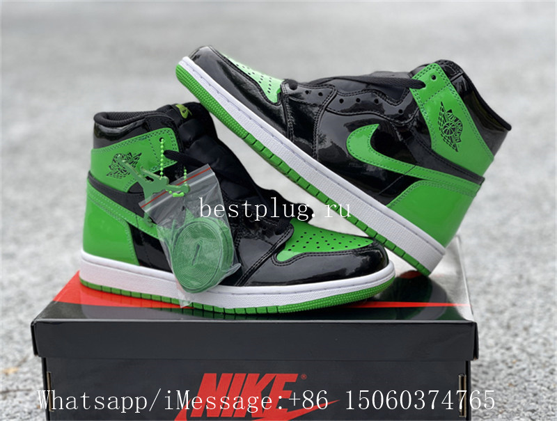 Air Jordan 1 Retro High OG Patent Green