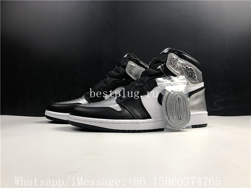 Air Jordan 1 Retro High OG Silver Toe