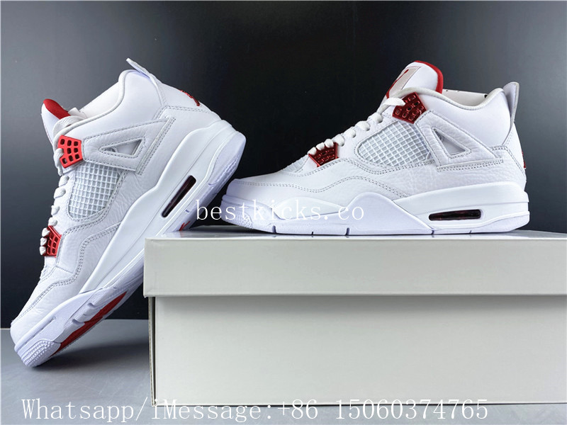 Air Jordan 4 Pure Money White Red