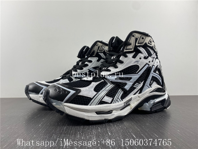 Balenciaga Runner High Top White Black